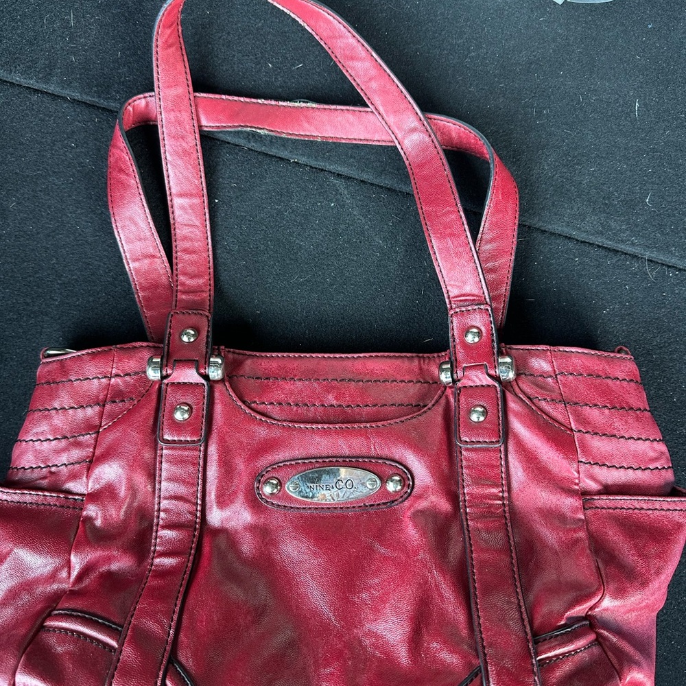 Nine & Co. Deep Red Shoulder Bag